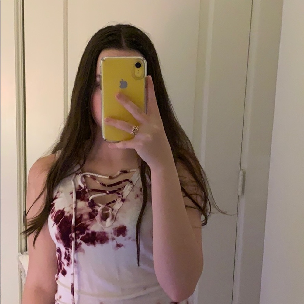 v neck tank top